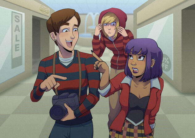 Outing at the Twin Pines Mall 2025, Clip Studio Paint