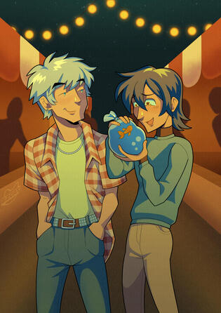 Zacharie + Inigo 2024, Clip Studio Paint